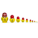 Set of 10 Bouquet of Flowers Nesting Dolls 6 Inches