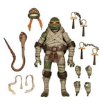 NECA  Universal Monsters X TMNT Michelangelo as The Mummy Ultimate 7-In Action Figure