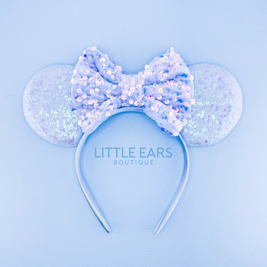 Blue Sequin Ears