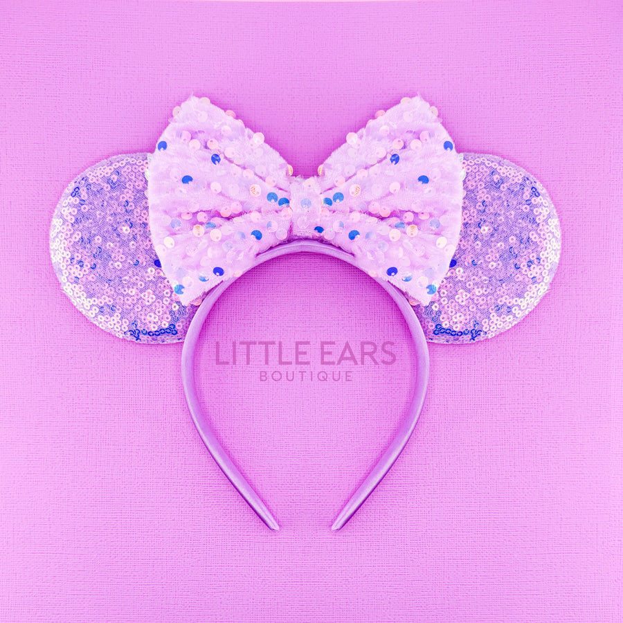 Purple Sequin Ears