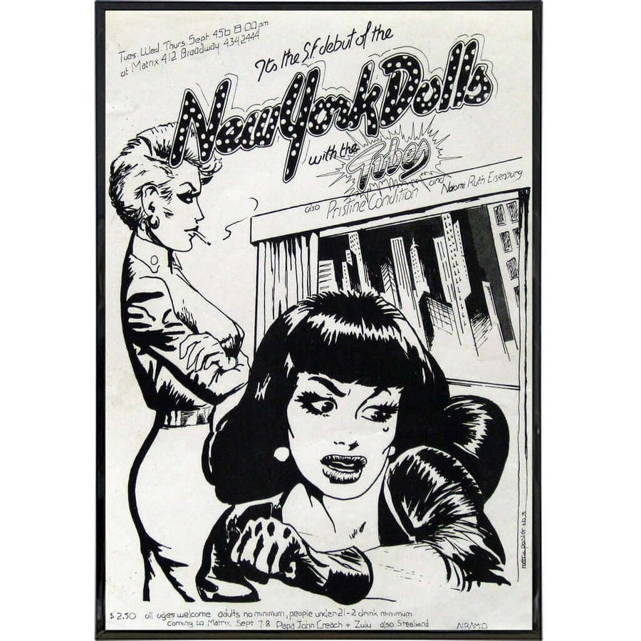 New York Dolls Show Poster Print Print The Original Underground 