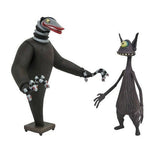 Nightmare Before Christmas Creature Under The Stairs & Cyclops Action Figures - PX