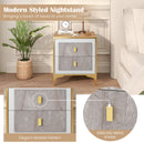 Nightstand with 2 Pull-out Drawers for Living Room Bedroom