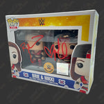 Nikki & Brie (Bella Twins) dual signed WWE Funko POP Figure 2-pack (w/ JSA) Signed By Superstars 