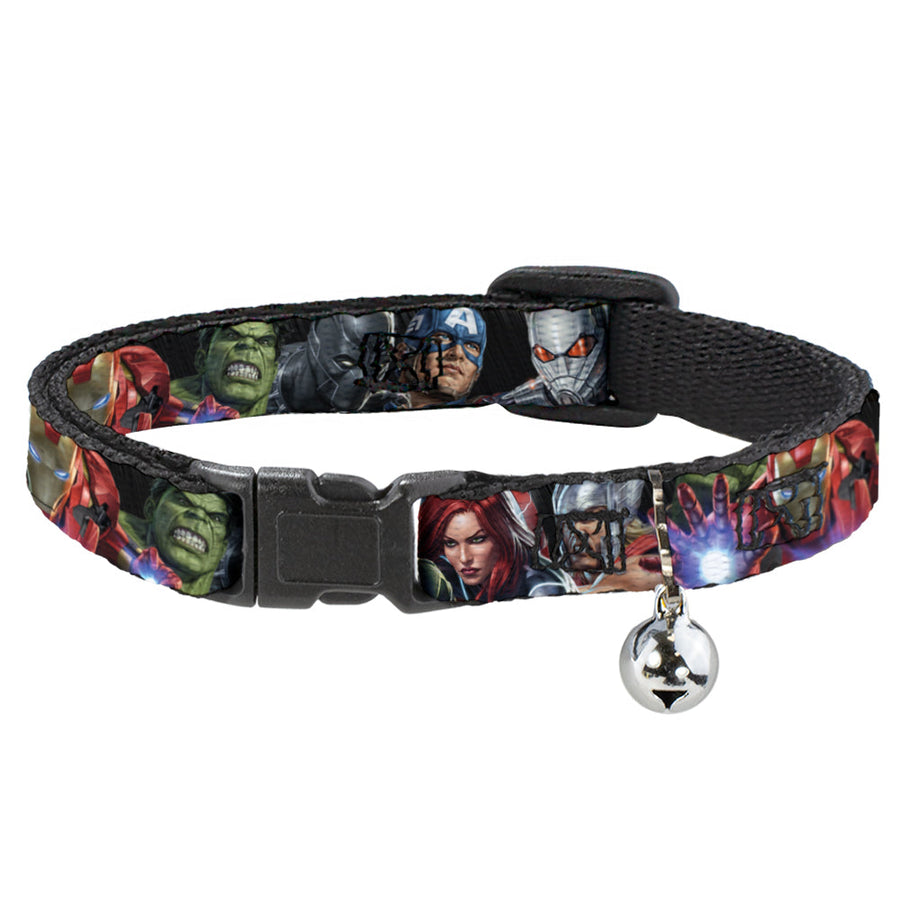 MARVEL AVENGERS Cat Collar Breakaway - 7-Vivid Avengers Action Poses