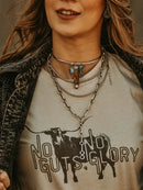 No Guts No Glory Western Graphic Tee