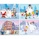 Frosty the Snowman 4-Pack 100 Piece Jigsaw Puzzles