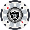 Las Vegas Raiders 100 Piece Poker Chips