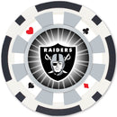 Las Vegas Raiders 100 Piece Poker Chips