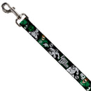 Dog Leash - GREEN LANTERN/Logo Collage Weathered Greens