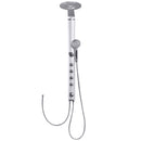 40 Inch Aluminum Alloy Shower Column Massage Jet System with Hand shower