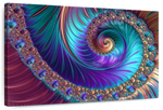 Abstract Fractal Shapes Wall Art