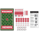 Wisconsin Badgers Checkers Board Game