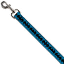 Dog Leash - Bat Signal-3 Blue/Black/Blue