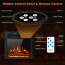 18/22.5 Inch Electric Fireplace Insert with 7