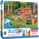 Family Time - Creekside Gathering 400 Piece Jigsaw Puzzle