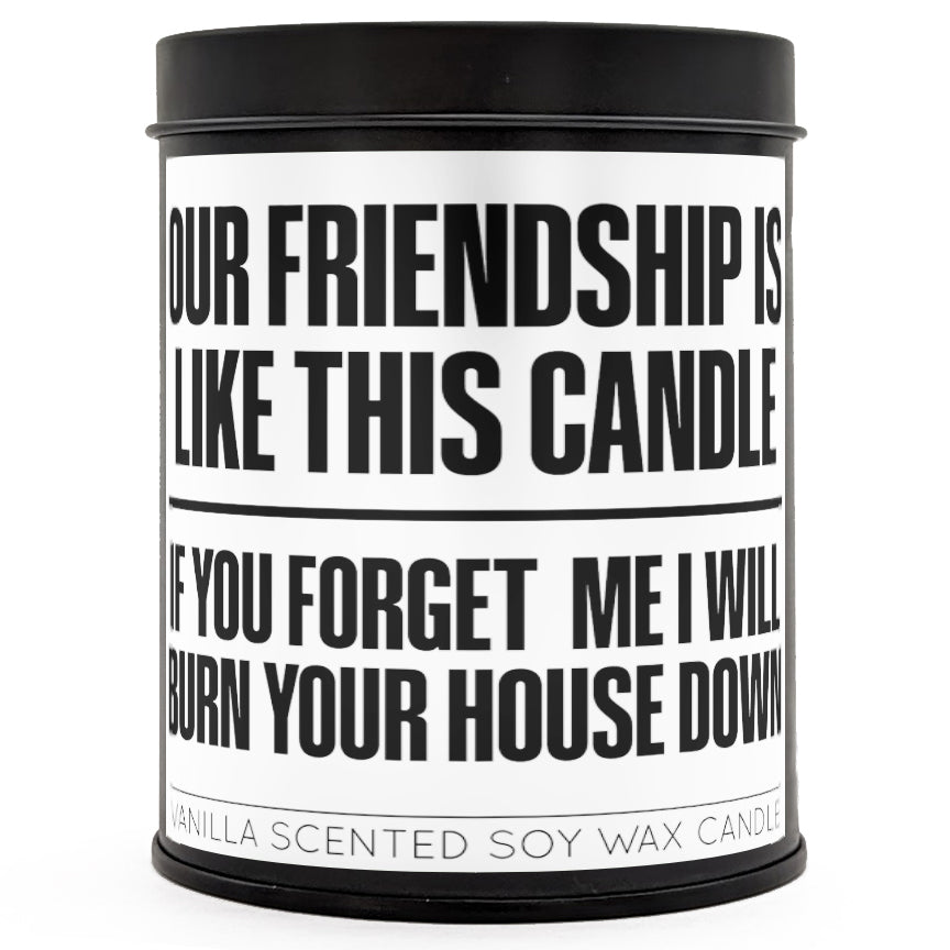 Our Friendship is Like This Candle Scented Candle