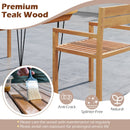 Outdoor Patio Dining Teak Wood Armchair