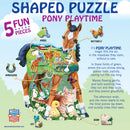 Pony Playtime - 100 Piece Shaped Jigsaw Puzzle