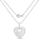 0.52 Carat Genuine White Diamond .925 Sterling Silver Pendant
