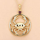 0.33 Carat Genuine Ruby .925 Sterling Silver Pendant