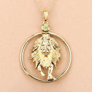 0.24 Carat Genuine Peridot .925 Sterling Silver Pendant