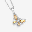 0.62 Carat Genuine Citrine .925 Sterling Silver Pendant