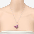 4.72 Carat Genuine Ruby .925 Sterling Silver Pendant