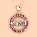 0.64 Carat Genuine Ruby .925 Sterling Silver Pendant