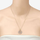 0.64 Carat Genuine Tanzanite .925 Sterling Silver Pendant