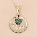 0.17 Carat Genuine Emerald .925 Sterling Silver Pendant