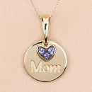 0.21 Carat Genuine Tanzanite .925 Sterling Silver Pendant
