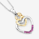 0.14 Carat Genuine Ruby .925 Sterling Silver Pendant