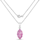 1.66 Carat Genuine Ruby .925 Sterling Silver Pendant
