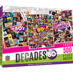 Decades - The 80's 500 Piece Jigsaw Puzzles 3 Pack