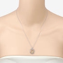 0.11 Carat Genuine Tanzanite .925 Sterling Silver Pendant