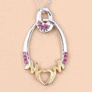 0.18 Carat Genuine Ruby .925 Sterling Silver Pendant