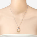 0.18 Carat Genuine Tanzanite .925 Sterling Silver Pendant