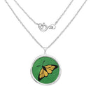 29.50 Carat Genuine Emerald .925 Sterling Silver Pendant