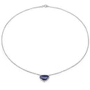 3.92 Carat Genuine Blue Aventurine .925 Sterling Silver Pendant