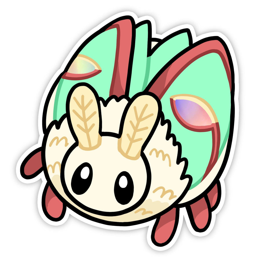 Squishable Holograpic Luna Moth Sticker