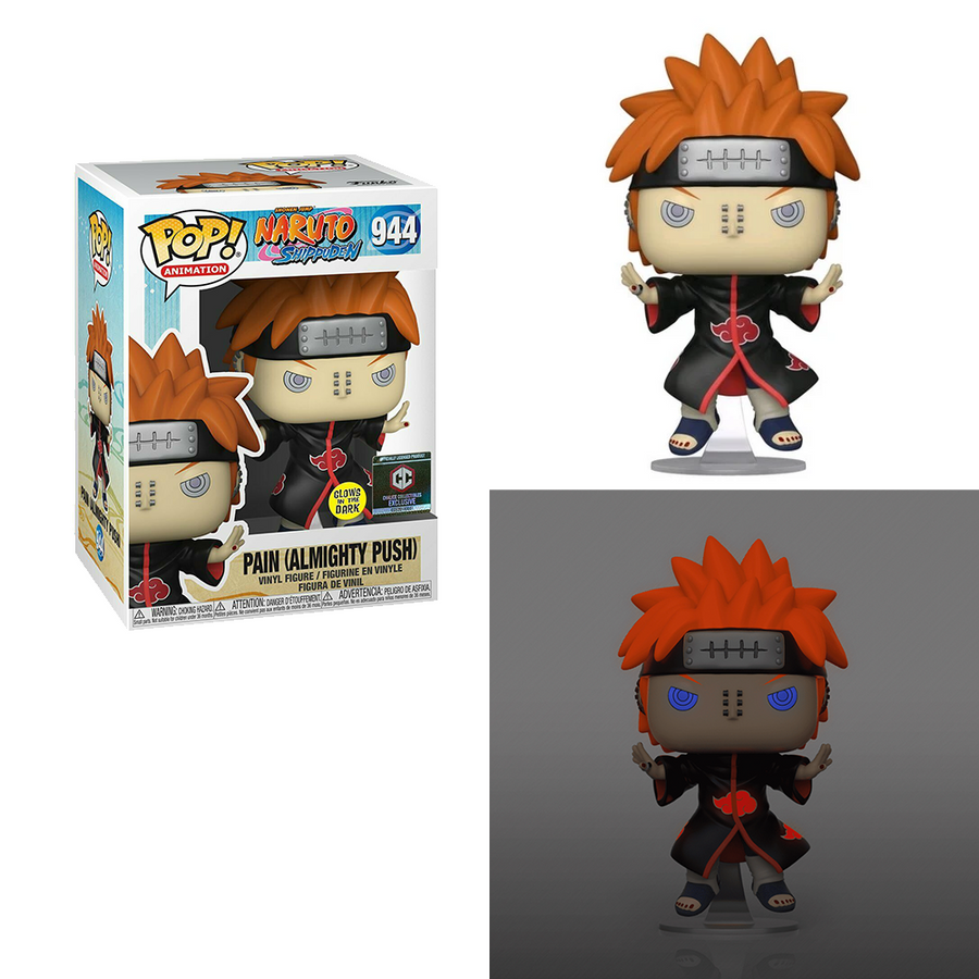 Funko POP! Naruto Shippuden - Pain (Almighty Push) (Glow In The Dark) #944 Chalice Exclusive [READ DESCRIPTION]