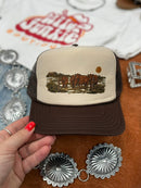 Pasture Red Cattle Trucker Hat