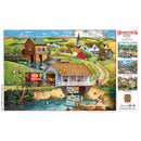 Hometown Gallery - Last Swim of Summer 1000 Piece Jigsaw Puzzle