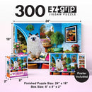 Wild & Whimsical - Catnip Cultivator 300 Piece EZ Grip Jigsaw Puzzle