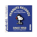 PEANUTS Snoopy Headphones Records Pin