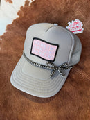 Pearl Bow Trucker Hat Chain -PREORDER