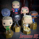 Pedestal Display Riser Stands for Funko Pop! 4" Figures or collectible display | Seven heights available different height raised stands