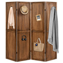 Pegboard Display with 360¬∞ Metal Hinges and Solid Wood Frame