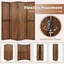 Pegboard Display with 360¬∞ Metal Hinges and Solid Wood Frame